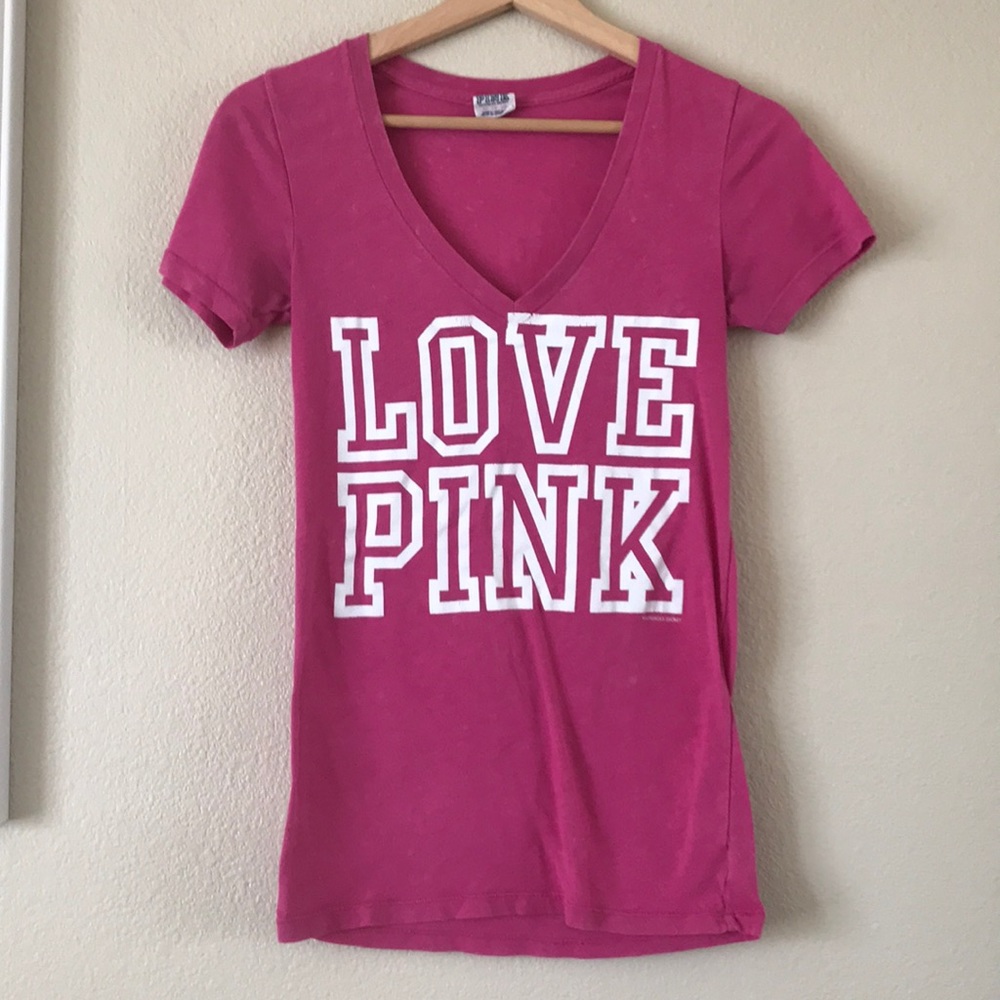 VS Pink V-Neck Top!